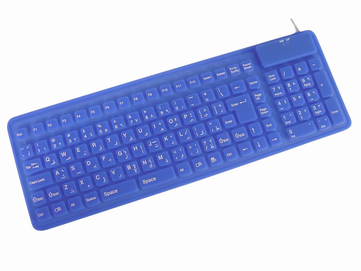 106-key super slim flexible keyboard