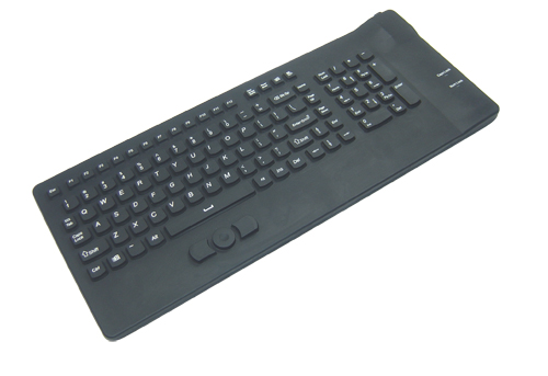 Rigid Industrial Silicone Waterproof Keyboard