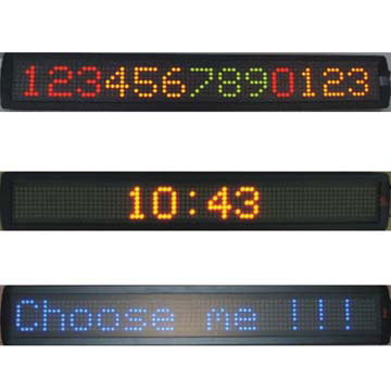 LED message moving signs