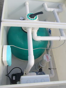 pool filter unit