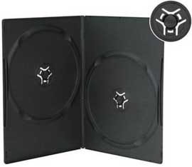 7mm dvd case double black