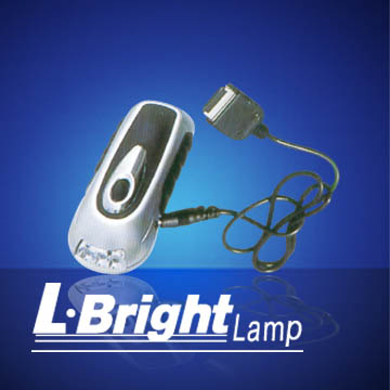 LED crank flashlight