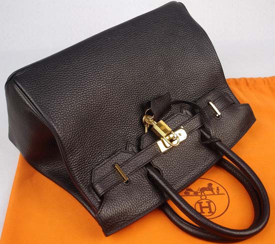 Hermes black Birkin handbag 1041 35CM