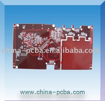 red 2layer pcb