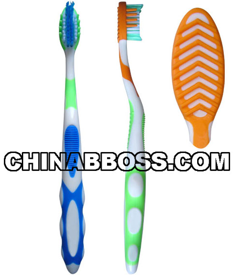 Adult Toothbrush (S803,with tongue cleaner)