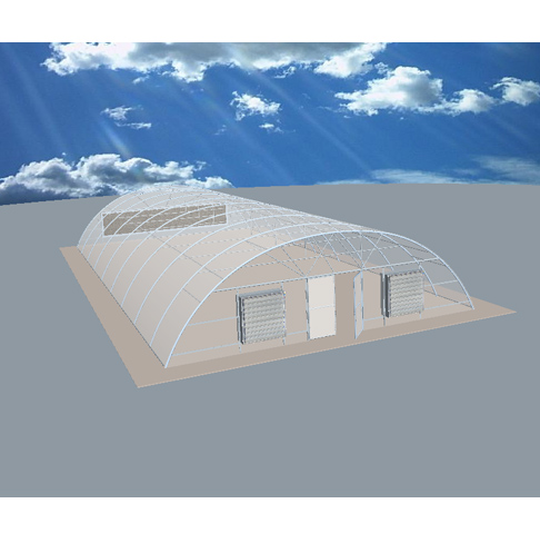 Fiber glass greenhouse