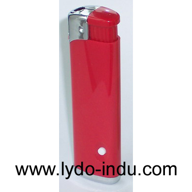 Electronic Lighter with LED Light 