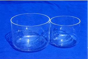 clear quartz crystal singing bowls 