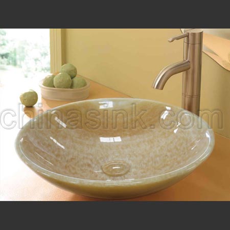 honey onyx bathroom sink project 