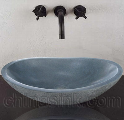 absolute black rocky bathroom sink project 