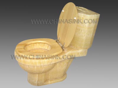 honey onyx stone toilet