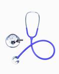 Single head stethoscope with clock  