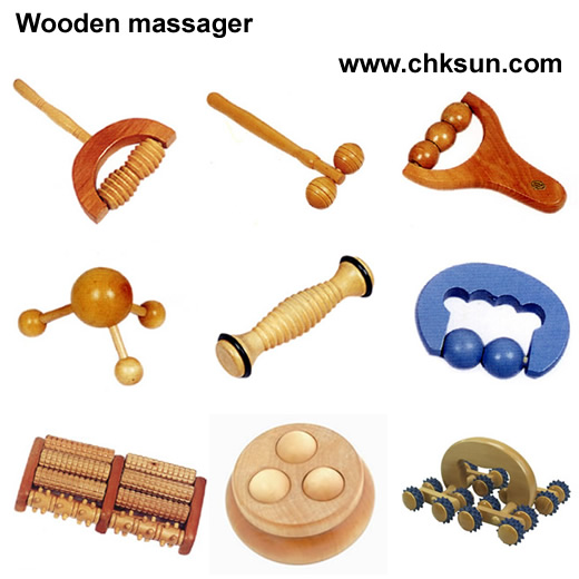 wooden massager