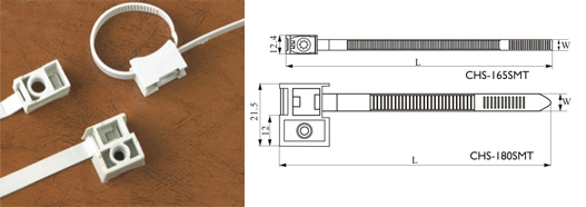 Saddle Mounting Cable Ties