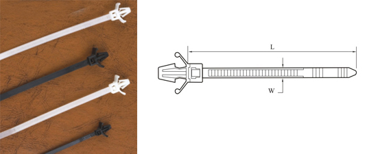 Push Mount Cable Ties