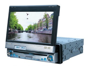 Motorized  7 Inch TFT Color Monitor with DVD playe