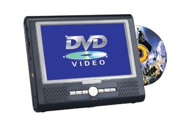 7-Inch Portable DVD Player with MPEG4/DivX/USB POR