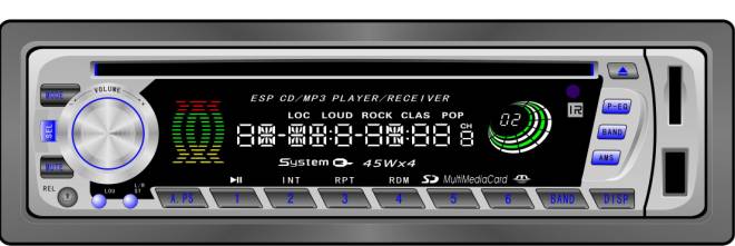 Car DVD player with MP4/SD/MMC/USB