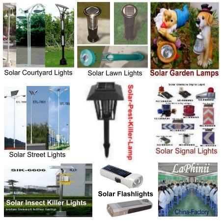 various Solar Lights