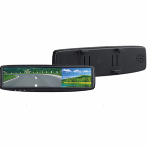 T2W car rearview mirror monitor+parking sensor