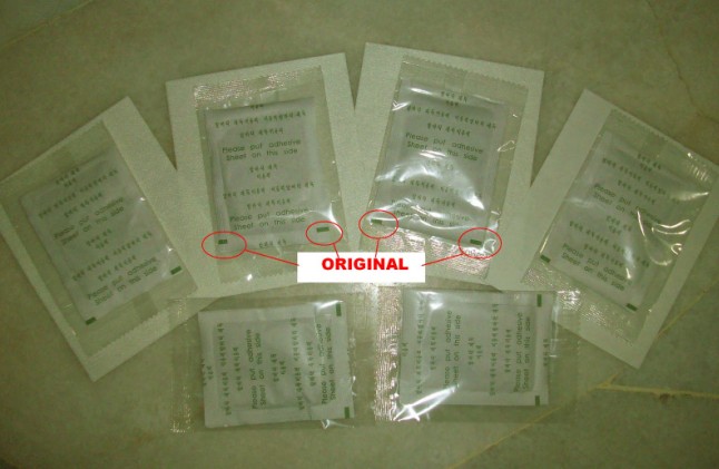 100% Jun Gong foot patch H770W