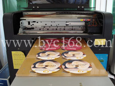 CD,DVD disk flatbed printer (byc168)