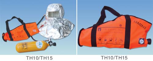 Air compressed Emergency escape breathing device