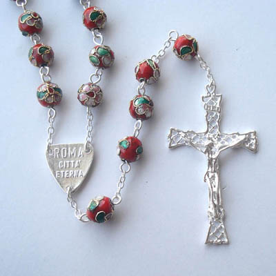 Peacock Stone Rosary