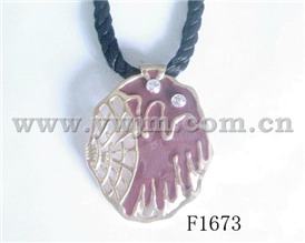 fashion alloy and enamel necklace