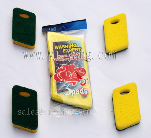 sponge scouring pad