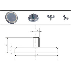 Rare Earth Pot Magnet