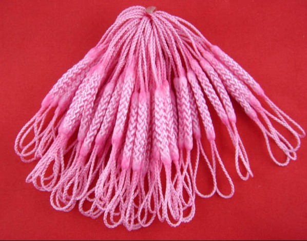 Supply high-grade environmental mobile rope, mobile phone hang rayon rope, luminous rope, digital pr