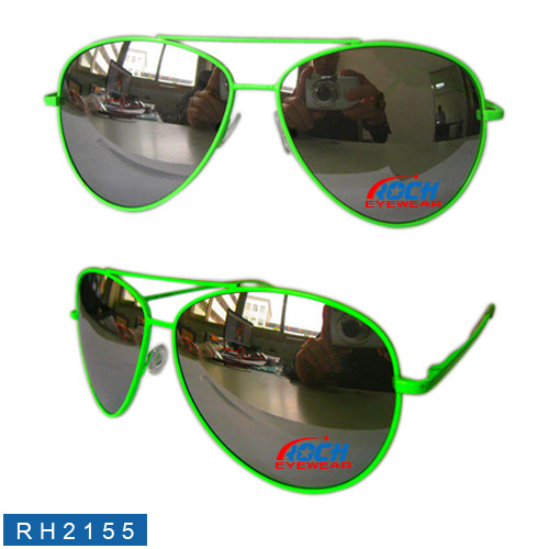 Fluorescent Metal Sunglasses