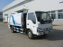 compression garbage truck