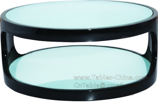 Cutout Round Coffee Table