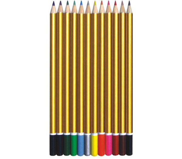 color pencil or lead pencil