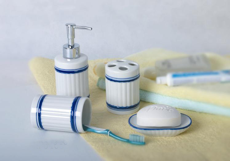 bathroom set, bath set, ceramic bath accessories