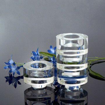 crystal candleholder