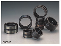 Hard steel with special treatment slide bearings