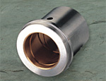 Steel backed bronze alloy lined bearing