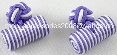 silk barrel cufflinks