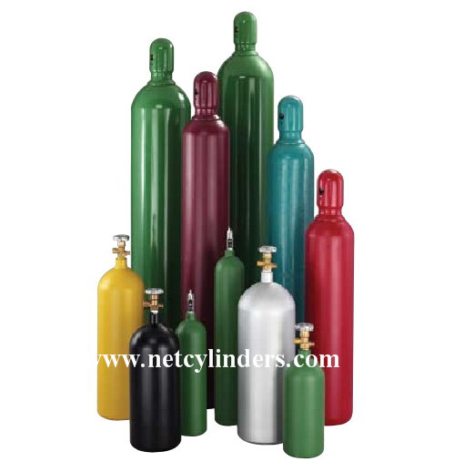 Industrial & specialty gas cylinders produce by NE