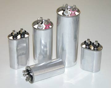 AC Motor Capacitors. 