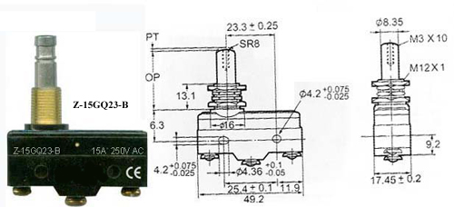 Micro Switch (Z-15GQ23-B)