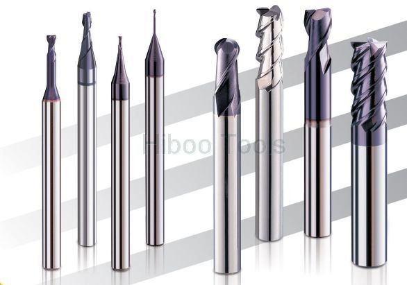 Solid carbide square end mills