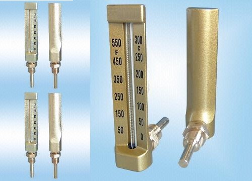 Angular Board-Type Thermometers