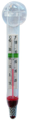 Aquarium thermometer with Glass tube