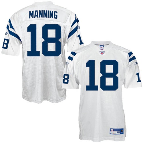 NFL Indianapolis Colts #18 Peyton White jersey