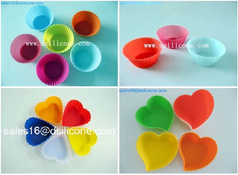 silicone baking cup, silicone cake mold