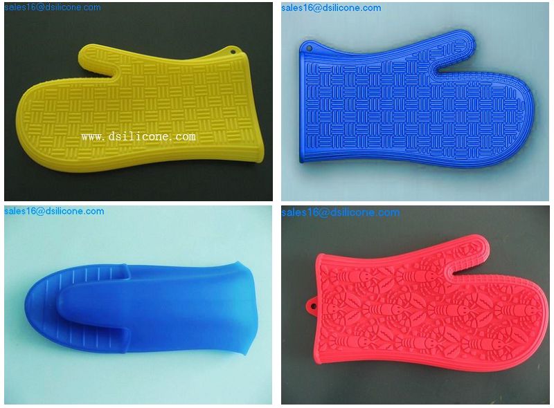 silicone glove, silicone oven mitten